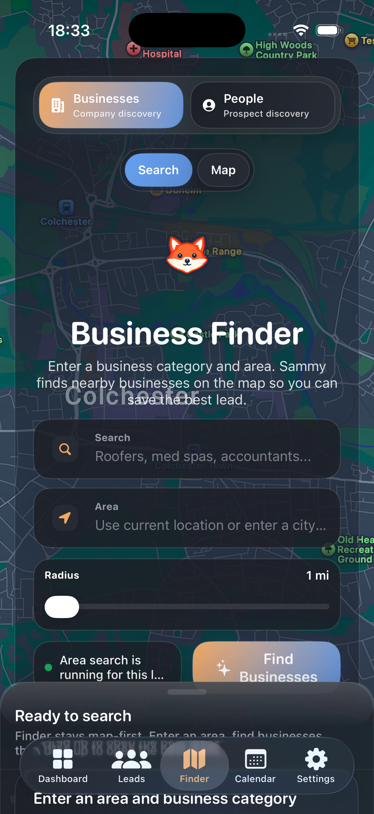 Business Finder screenshot